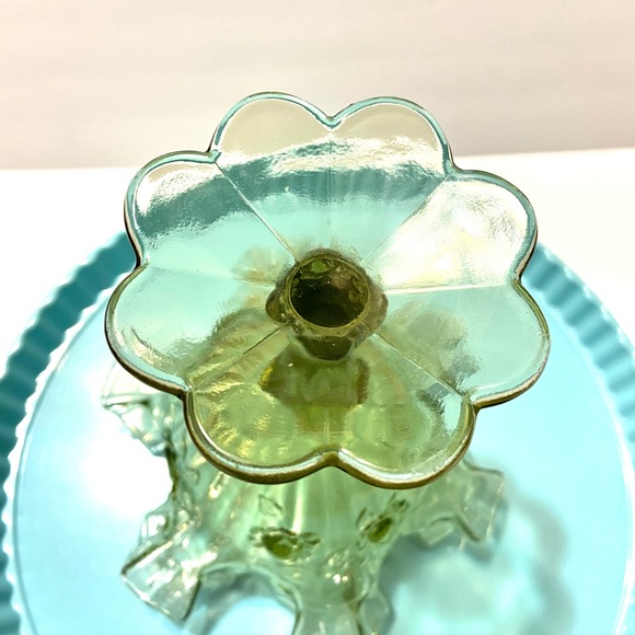 Vintage Depressed Glass Dish - Picture 2 of 2